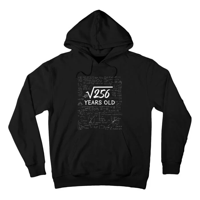 16 Birthday Son Him Funny Math 16th Birthday Tall Hoodie