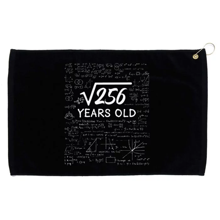 16 Birthday Son Him Funny Math 16th Birthday Grommeted Golf Towel