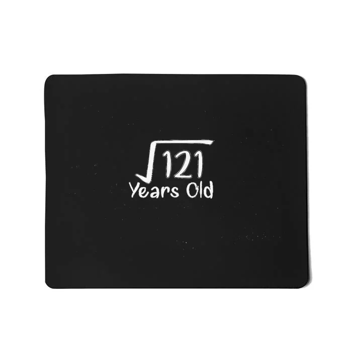 11th Birthday Square Root Of 121 11 Years Old Mousepad