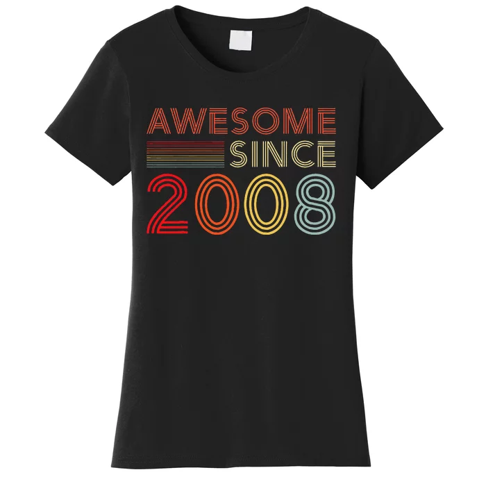 16yr Bday Son Boy Funny 2008 16th 16 Year Old Birthday Women's T-Shirt