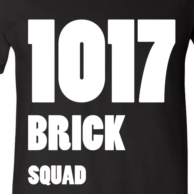 1017 Brick Squad White V-Neck T-Shirt