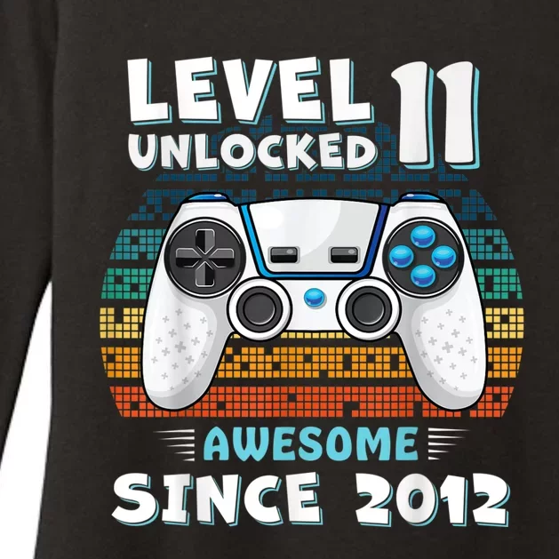 11yr BDay Son Boy Funny Gamer 11th 11 Year Old Birthday Womens CVC Long Sleeve Shirt