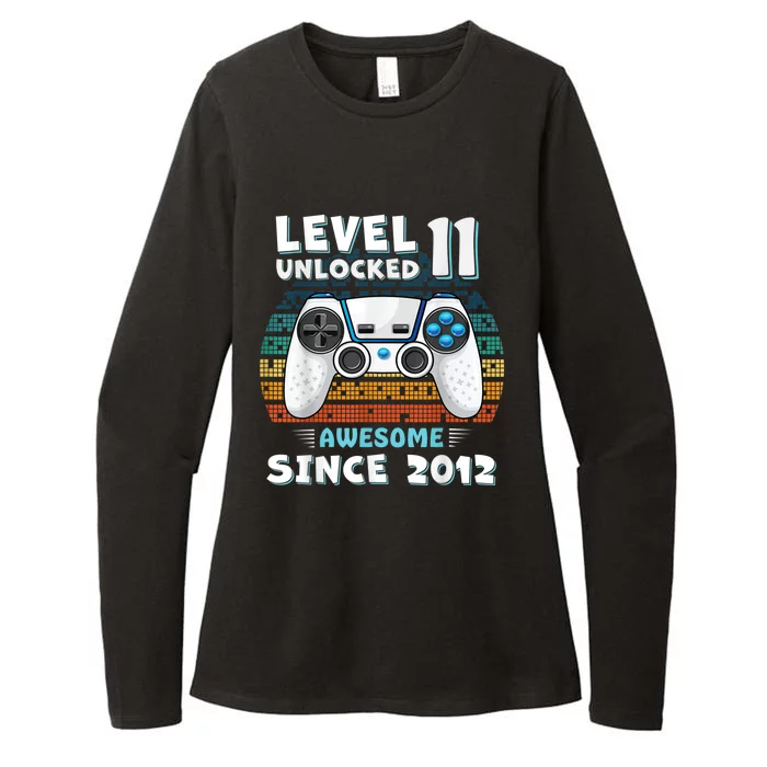 11yr BDay Son Boy Funny Gamer 11th 11 Year Old Birthday Womens CVC Long Sleeve Shirt