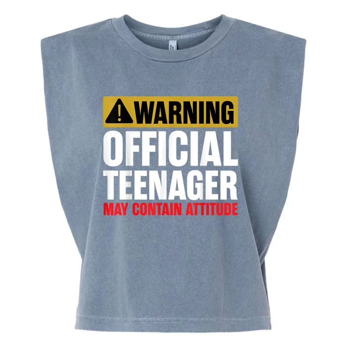 13 Birthday Teenager Boy 13yr Math 13th Birthday Garment-Dyed Women's Muscle Tee