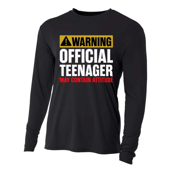 13 Birthday Teenager Boy 13yr Math 13th Birthday Cooling Performance Long Sleeve Crew