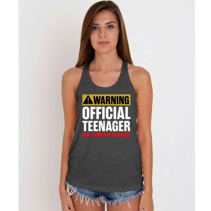 13 Birthday Teenager Boy 13yr Math 13th Birthday Women's Knotted Racerback Tank