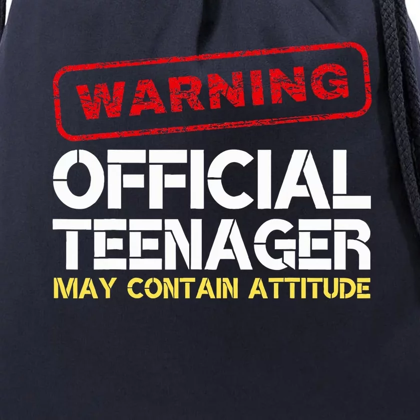 13 Birthday Teenager Boy 13th Birthday Drawstring Bag