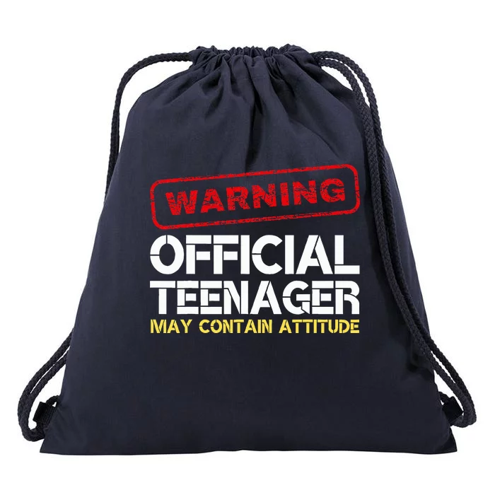 13 Birthday Teenager Boy 13th Birthday Drawstring Bag