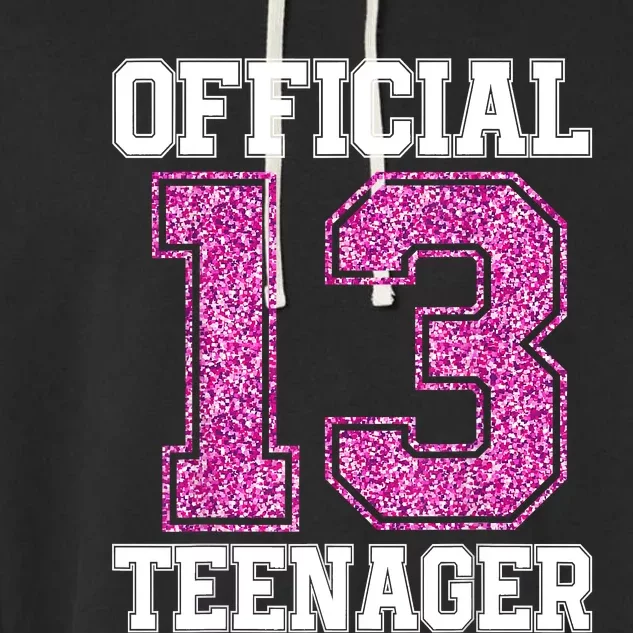 13th Birthday TEENAGER 2010 Bday Teen Gift Garment-Dyed Fleece Hoodie