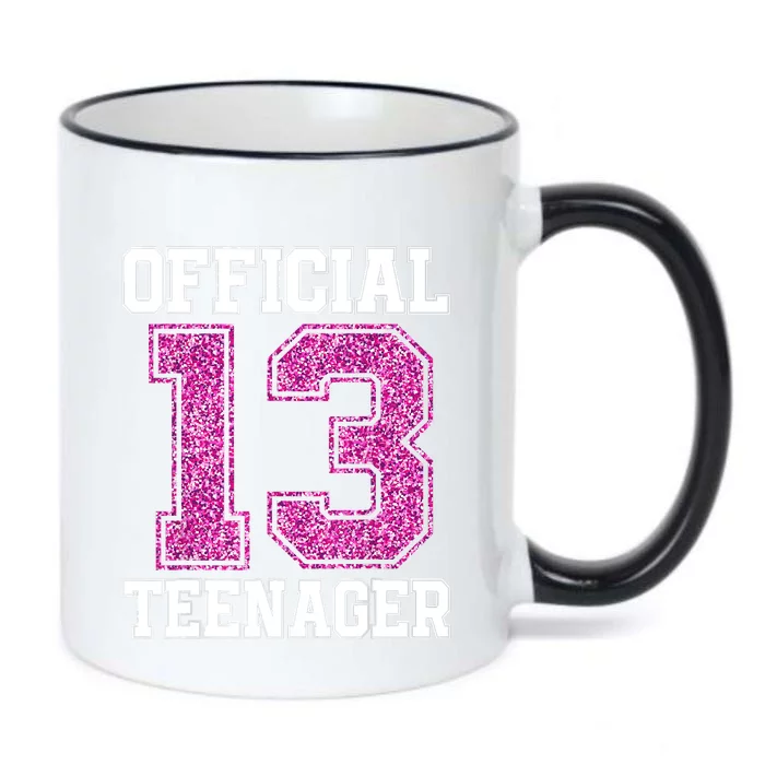 13th Birthday TEENAGER 2010 Bday Teen Gift Black Color Changing Mug