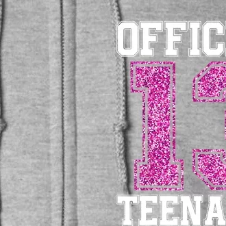 13th Birthday TEENAGER 2010 Bday Teen Gift Full Zip Hoodie