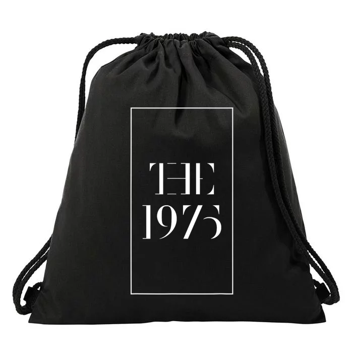 1975 Black Tour Indie Rock Fun Cool Popular Band Design Drawstring Bag