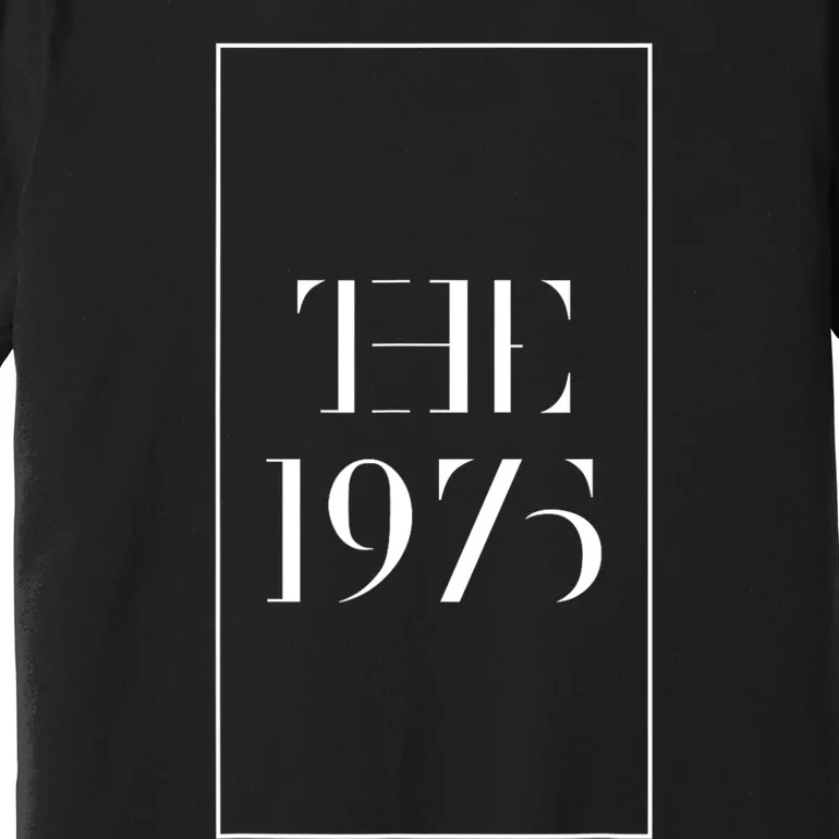 1975 Black Tour Indie Rock Fun Cool Popular Band Design Premium T-Shirt