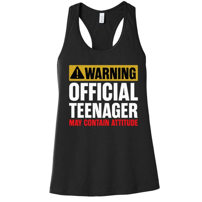 13 Birthday Teenager Boy 13yr Math 13th Birthday Women's Racerback Tank