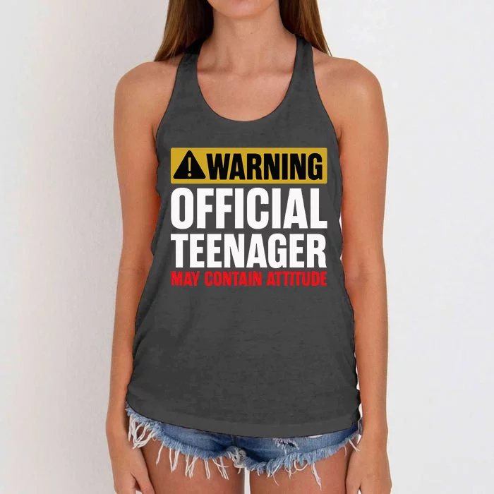 13 Birthday Teenager Boy 13yr Math 13th Birthday Women's Knotted Racerback Tank