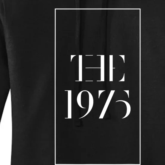 1975 Black Tour Indie Rock Fun Cool Popular Band Design Women's Pullover Hoodie