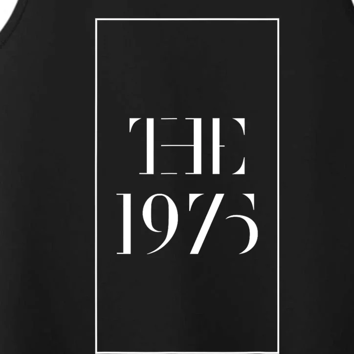 1975 Black Tour Indie Rock Fun Cool Popular Band Design Performance Tank