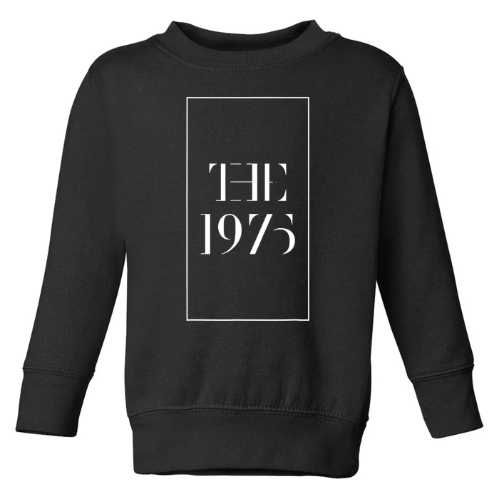 1975 Black Tour Indie Rock Fun Cool Popular Band Design Toddler Sweatshirt