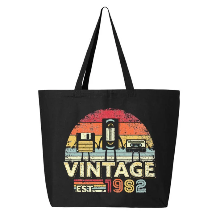 1982 Birthday Vintage Retro Vintage 25L Jumbo Tote