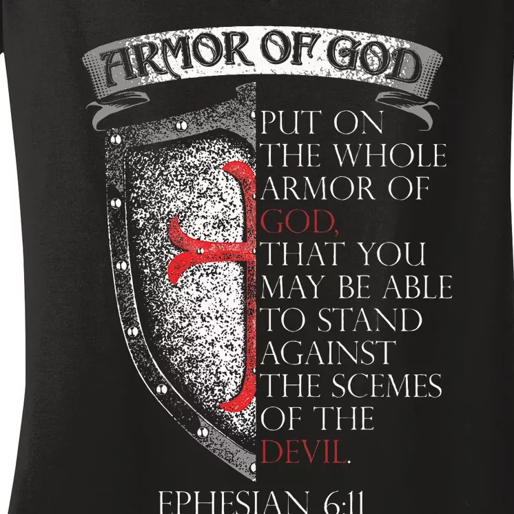 17 Bible Verse T Christian Women's V-Neck T-Shirt