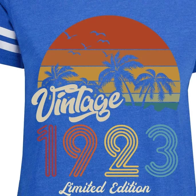 100th Birthday Vintage Limited Edition 1923 Enza Ladies Jersey Football T-Shirt