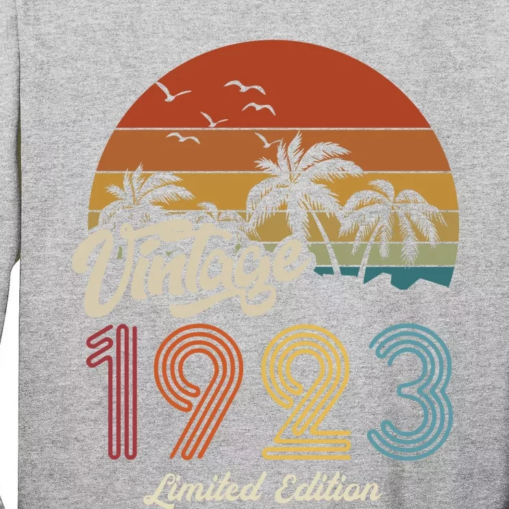 100th Birthday Vintage Limited Edition 1923 Tall Long Sleeve T-Shirt