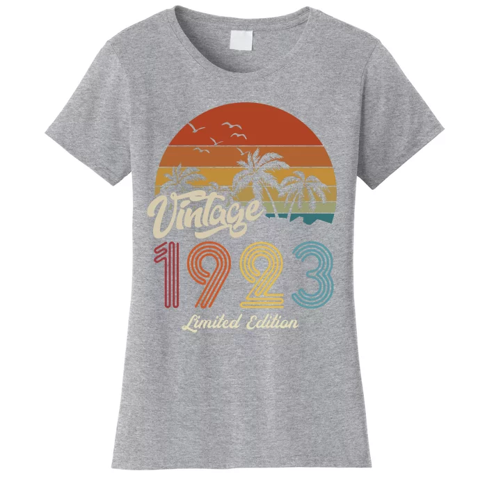 100th Birthday Vintage Limited Edition 1923 Women's T-Shirt