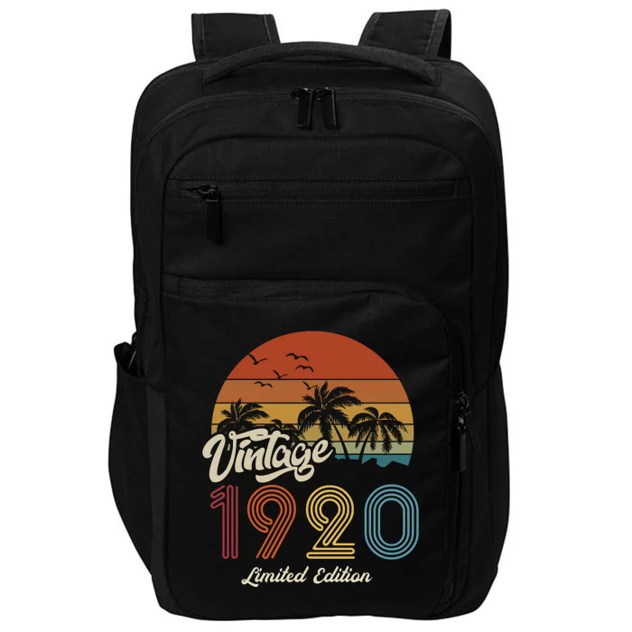 103rd Birthday Vintage Limited Edition 1920 Impact Tech Backpack