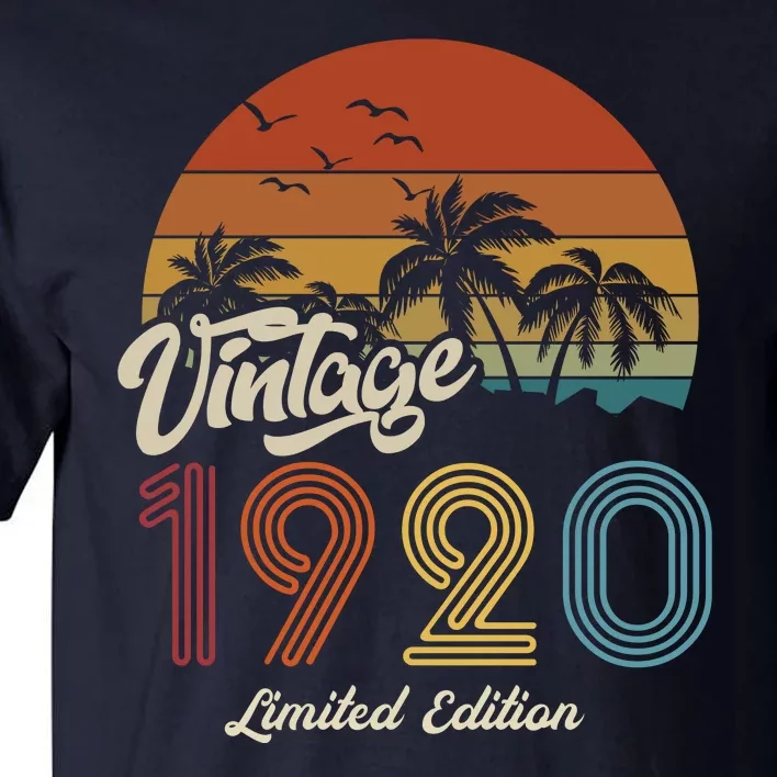 103rd Birthday Vintage Limited Edition 1920 Tall T-Shirt