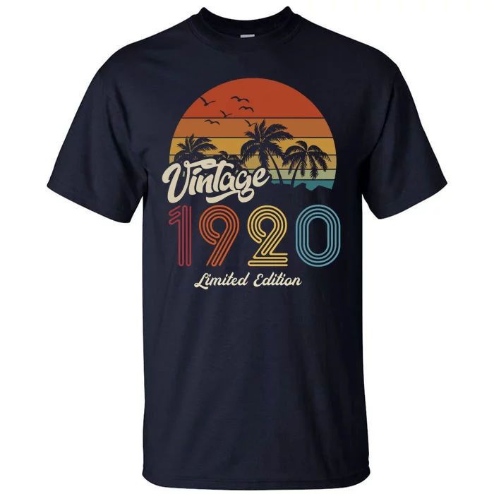 103rd Birthday Vintage Limited Edition 1920 Tall T-Shirt