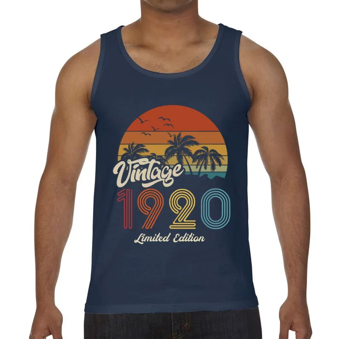 103rd Birthday Vintage Limited Edition 1920 Comfort Colors® Tank Top