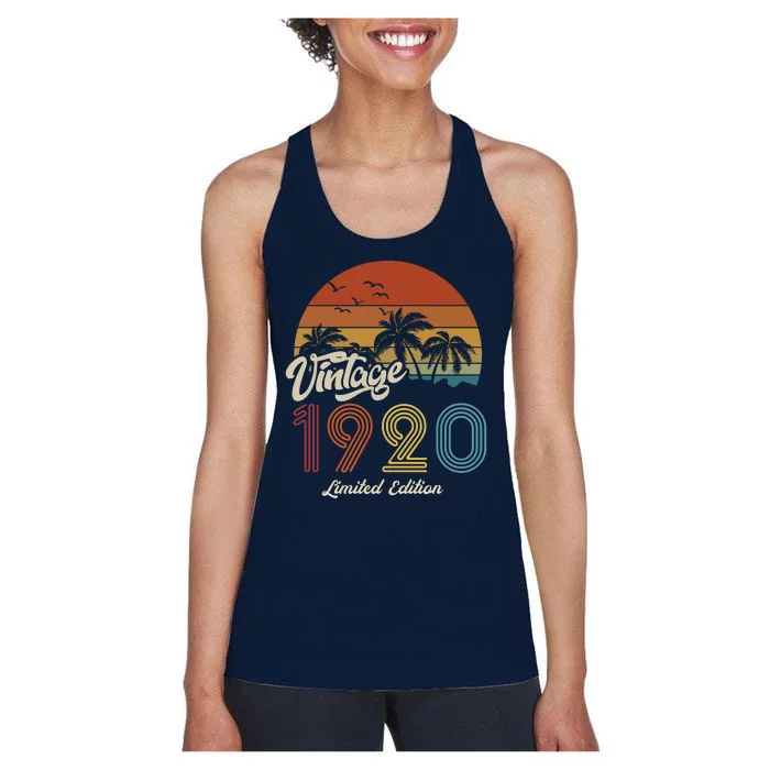 103rd Birthday Vintage Limited Edition 1920 Women's Racerback Tank