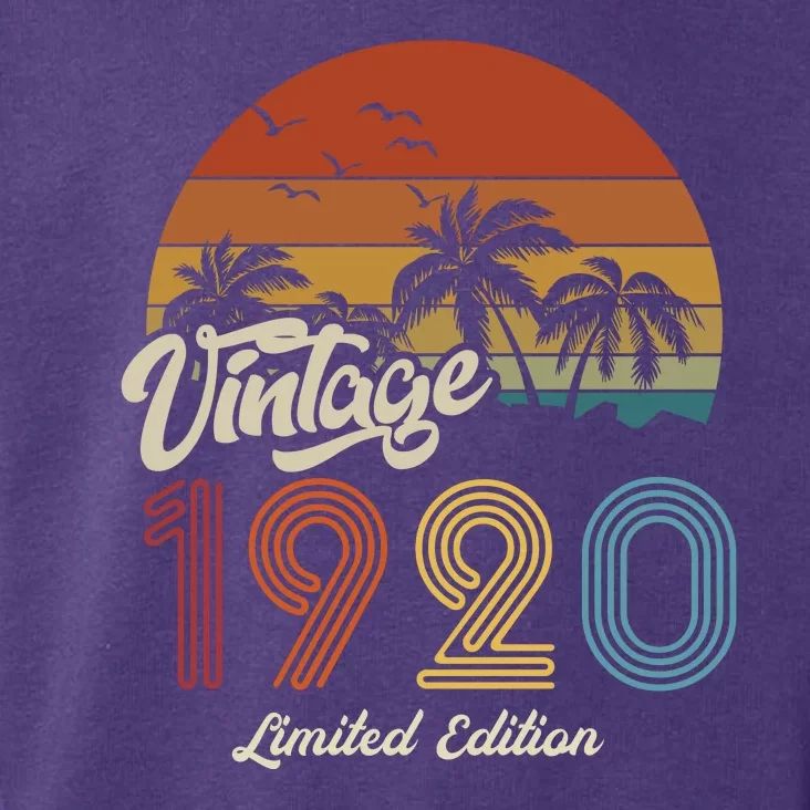 103rd Birthday Vintage Limited Edition 1920 Toddler Hoodie