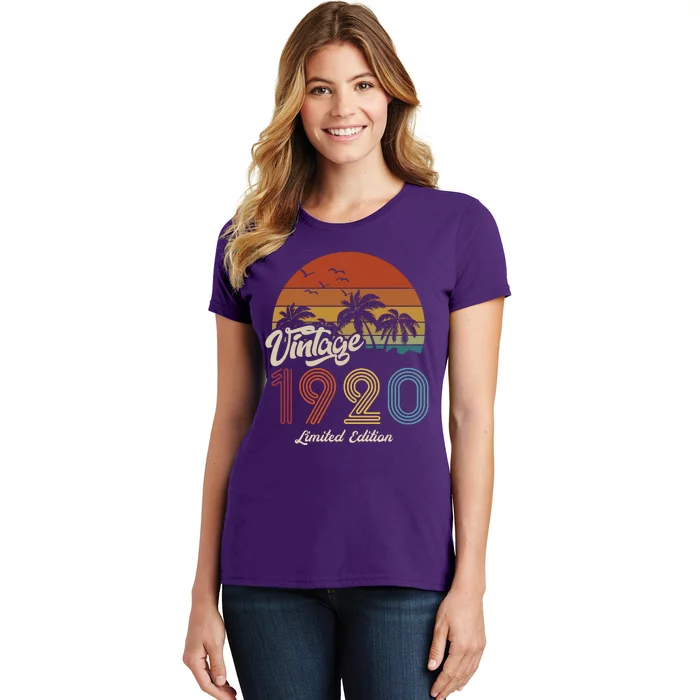 103rd Birthday Vintage Limited Edition 1920 Women's T-Shirt