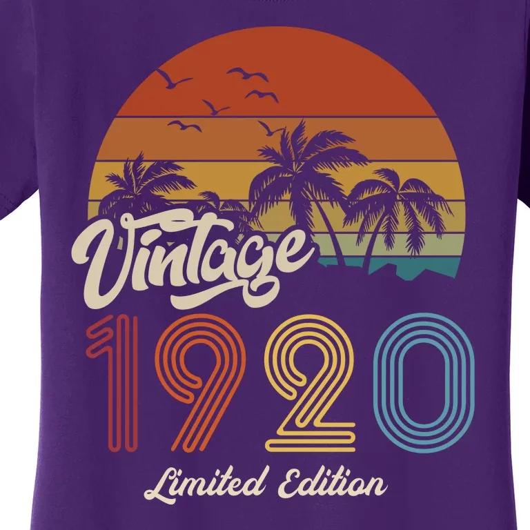 103rd Birthday Vintage Limited Edition 1920 Women's T-Shirt