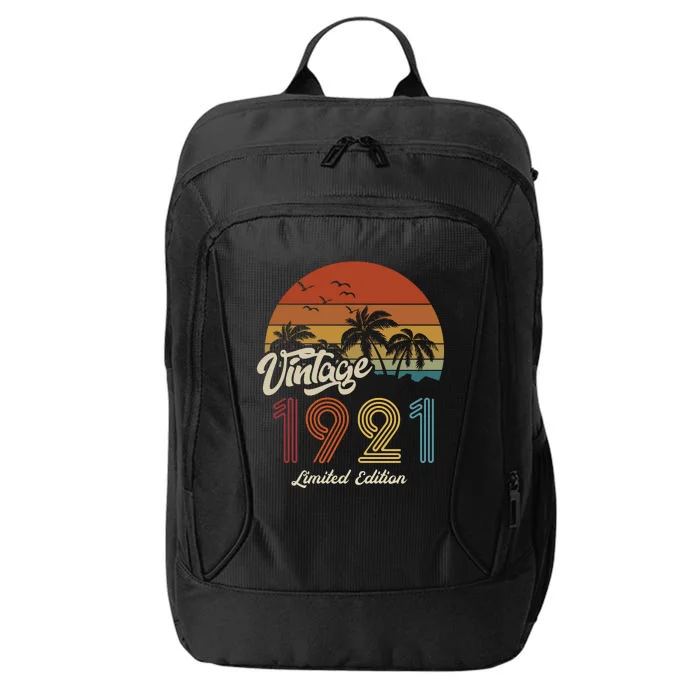 102nd Birthday Vintage Limited Edition 1921 City Backpack