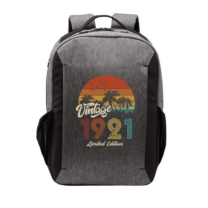 102nd Birthday Vintage Limited Edition 1921 Vector Backpack