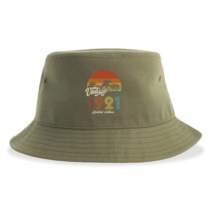 102nd Birthday Vintage Limited Edition 1921 Sustainable Bucket Hat