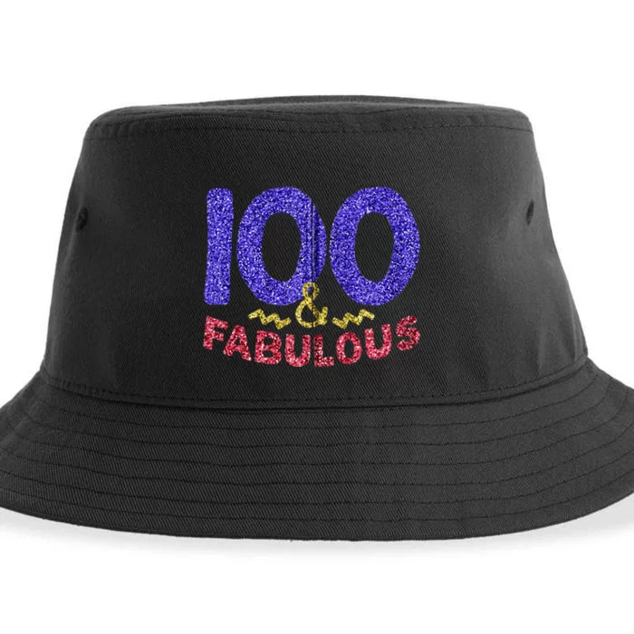 100th Birthday Women Gift Funny 100 Year Old Grandma Sustainable Bucket Hat