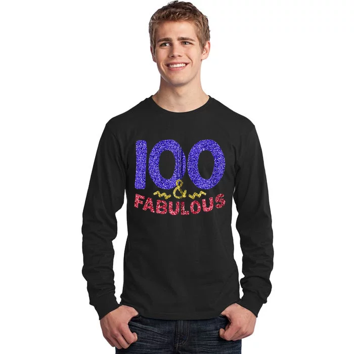 100th Birthday Women Gift Funny 100 Year Old Grandma Tall Long Sleeve T-Shirt