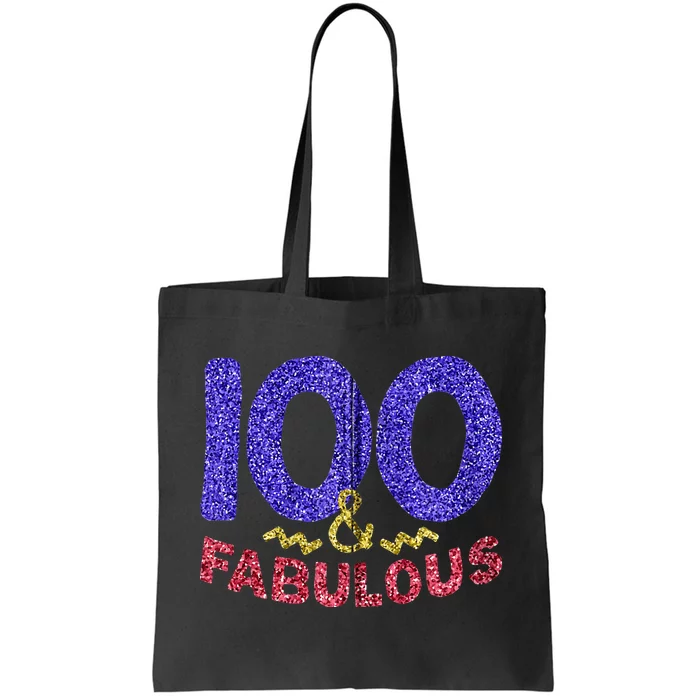 100th Birthday Women Gift Funny 100 Year Old Grandma Tote Bag