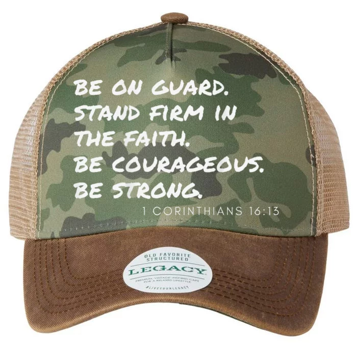 1 Corinthians 1613 Be Strong. Be Courageous. Legacy Tie Dye Trucker Hat