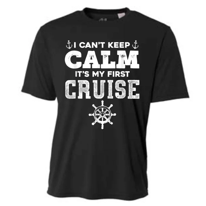 1st Cruise 2021 Can't Keep Calm It's My First Cruise Cooling Performance Crew T-Shirt