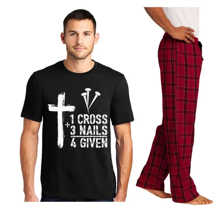 1 Cross 3 Nails 4 Given Happy Easter Day Jesus Pajama Set