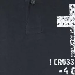 1 Cross 3 Nails Forgiven Christian Easter Gift Shirt Softstyle Adult Sport Polo