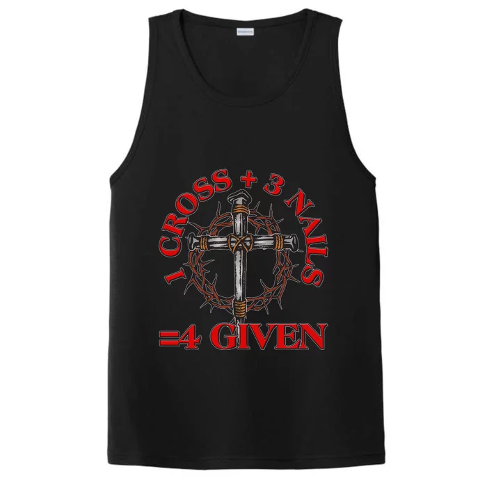 1 Cross 3 Nails 4 Giving Crucifixion Performance Tank