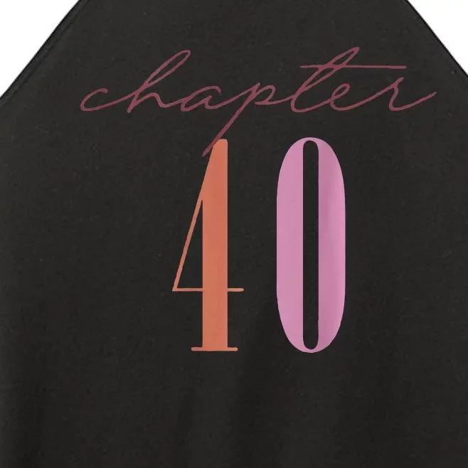 1984 Chapter 40 Est 1984 Retro 40th Birthday Women’s Perfect Tri Rocker Tank