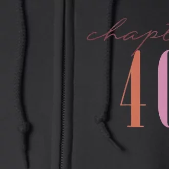 1984 Chapter 40 Est 1984 Retro 40th Birthday Full Zip Hoodie