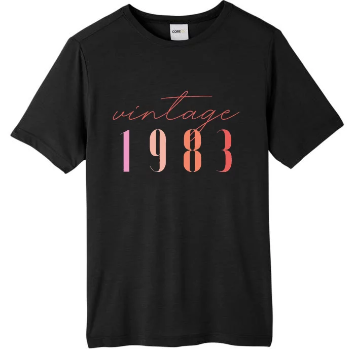 1983 Chapter 40 40th Birthday Fortieth Bday ChromaSoft Performance T-Shirt