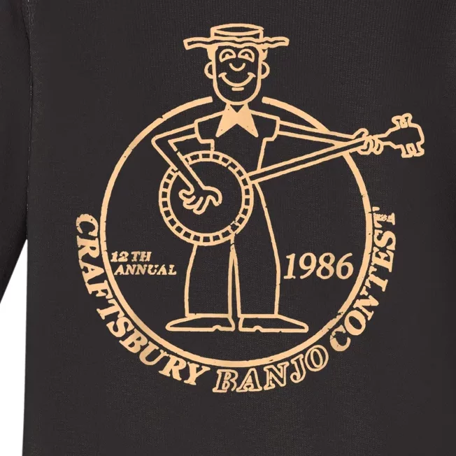 1984 Craftsbury Banjo Contest Baby Long Sleeve Bodysuit